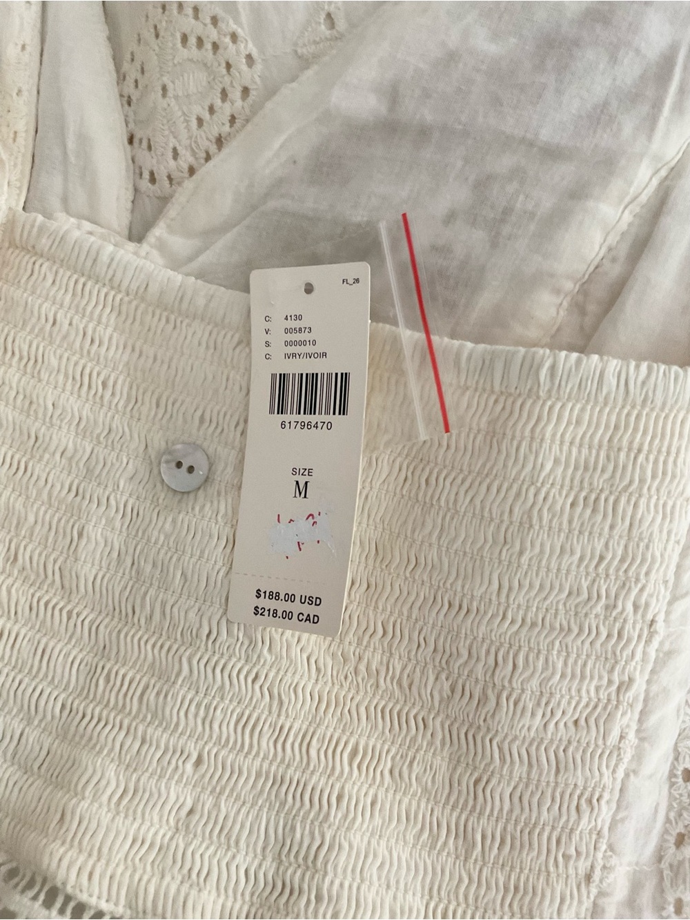 Anthropologie Allison NY Esperanza Embroidered Boho Maxi Dress Size Medium NWT - Picture 12 of 16